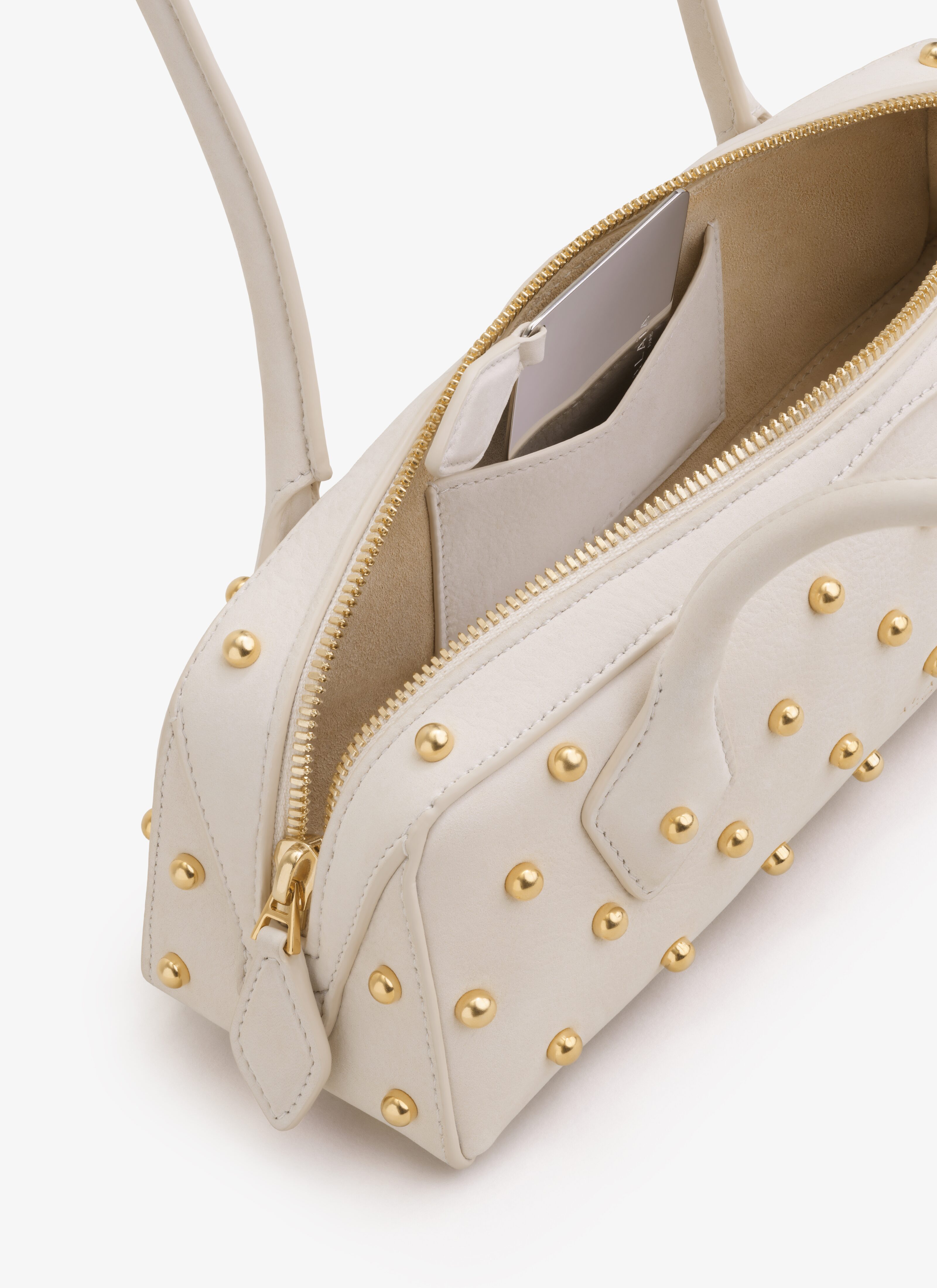 LE TECKEL SMALL BAG IN CALFSKIN LE TECKEL SMALL BAG IN CALFSKIN - maison-alaia.com